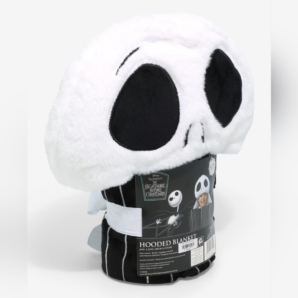 The Nightmare Before Christmas Jack Plush Hooded Throw Blanket